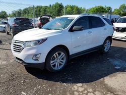 Chevrolet Equinox Premier salvage cars for sale: 2019 Chevrolet Equinox Premier