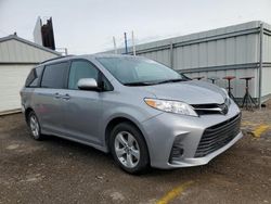 Salvage cars for sale from Copart Wichita, KS: 2018 Toyota Sienna LE