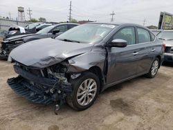 Salvage cars for sale from Copart Chicago Heights, IL: 2018 Nissan Sentra S