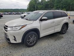 Toyota salvage cars for sale: 2017 Toyota Highlander SE