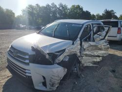 Toyota salvage cars for sale: 2019 Toyota Highlander SE