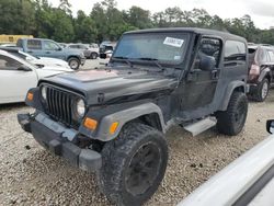 Jeep salvage cars for sale: 2004 Jeep Wrangler / TJ Sport