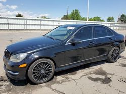 Mercedes-Benz salvage cars for sale: 2013 Mercedes-Benz C 300 4matic