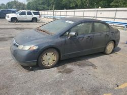 Honda salvage cars for sale: 2008 Honda Civic Hybrid