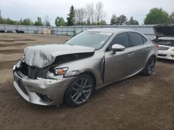 Salvage cars for sale from Copart Ontario Auction, ON: 2015 Lexus IS 250