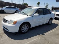 Honda salvage cars for sale: 2003 Honda Civic EX