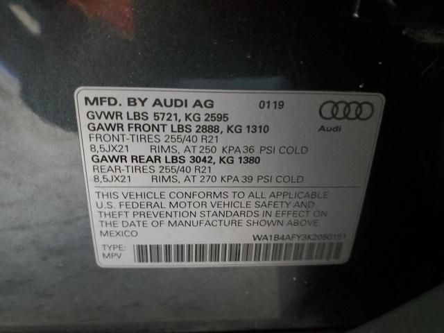 2019 Audi SQ5 Premium Plus