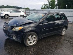Salvage cars for sale from Copart Dunn, NC: 2005 Pontiac Vibe GT