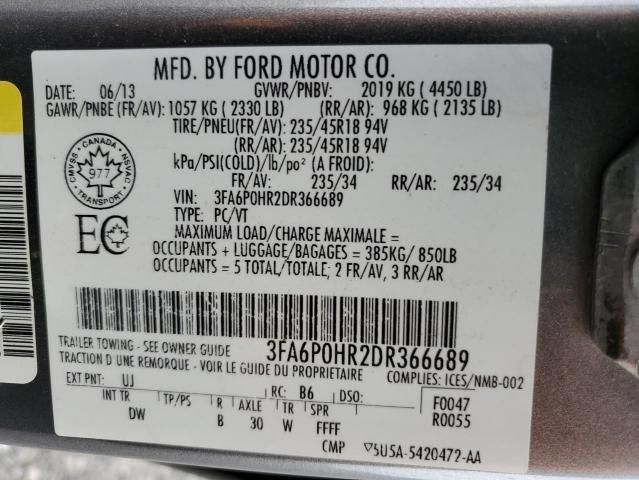 2013 Ford Fusion SE