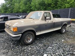 Ford F150 salvage cars for sale: 1991 Ford F150