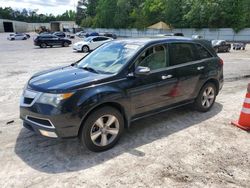 Salvage cars for sale from Copart Knightdale, NC: 2012 Acura MDX Technology