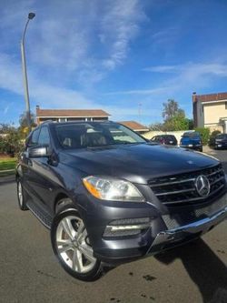Mercedes-Benz ml 350 4matic salvage cars for sale: 2012 Mercedes-Benz ML 350 4matic