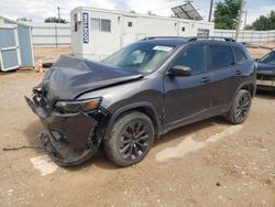 Salvage cars for sale from Copart Oklahoma City, OK: 2021 Jeep Cherokee Latitude LUX