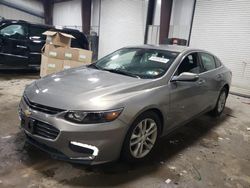 Salvage cars for sale from Copart West Mifflin, PA: 2017 Chevrolet Malibu LT