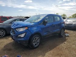 Ford Ecosport s salvage cars for sale: 2022 Ford Ecosport S