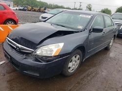 Salvage cars for sale from Copart Hillsborough, NJ: 2006 Honda Accord LX