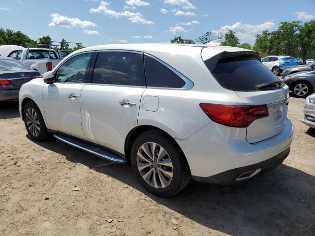 2016 Acura MDX Technology