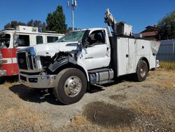 Ford F750 salvage cars for sale: 2019 Ford F750 Super Duty