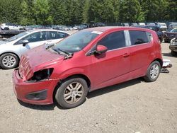 Chevrolet salvage cars for sale: 2016 Chevrolet Sonic LT