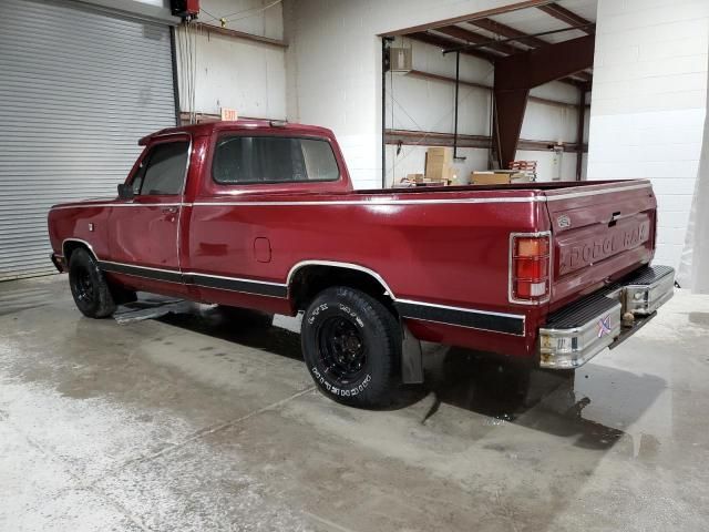 1989 Dodge D-SERIES D100