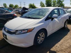 Honda Vehiculos salvage en venta: 2012 Honda Civic LX