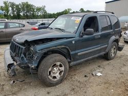 Vehiculos salvage en venta de Copart Spartanburg, SC: 2005 Jeep Liberty Sport