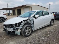 Vehiculos salvage en venta de Copart Temple, TX: 2017 Chevrolet Cruze LT