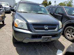 Honda salvage cars for sale: 2004 Honda Pilot EXL