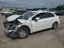 Honda salvage cars for sale: 2012 Honda Civic LX