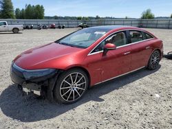 Salvage cars for sale from Copart Arlington, WA: 2023 Mercedes-Benz EQS Sedan 580 4matic