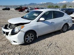 Nissan Versa salvage cars for sale: 2012 Nissan Versa S