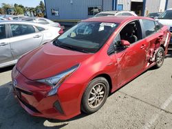 Salvage cars for sale from Copart Vallejo, CA: 2016 Toyota Prius