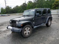 Jeep Wrangler salvage cars for sale: 2012 Jeep Wrangler Unlimited Sahara