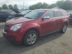 Salvage cars for sale from Copart Moraine, OH: 2015 Chevrolet Equinox LT