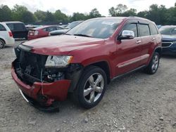 Jeep Grand Cherokee salvage cars for sale: 2011 Jeep Grand Cherokee Overland