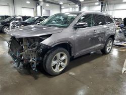 Toyota salvage cars for sale: 2016 Toyota Highlander Hybrid Limited