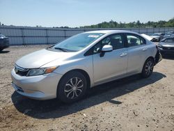 Salvage cars for sale from Copart Fredericksburg, VA: 2012 Honda Civic LX