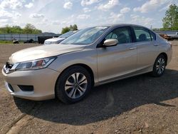 Honda Accord LX salvage cars for sale: 2015 Honda Accord LX