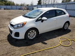 Salvage cars for sale from Copart Bowmanville, ON: 2016 KIA Rio LX