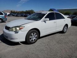 Toyota salvage cars for sale: 2004 Toyota Camry LE