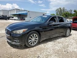 Vehiculos salvage en venta de Copart Opa Locka, FL: 2014 Infiniti Q50 Base