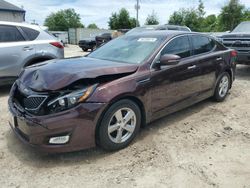 KIA Optima lx salvage cars for sale: 2014 KIA Optima LX