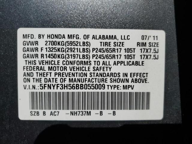 2011 Honda Pilot EXL