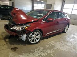 Chevrolet salvage cars for sale: 2017 Chevrolet Cruze Premier