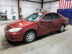 Salvage cars for sale from Copart Billings, MT: 2005 Toyota Camry LE