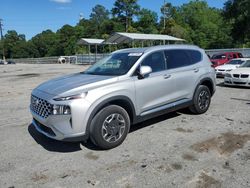 2022 Hyundai Santa FE Blue en venta en Savannah, GA