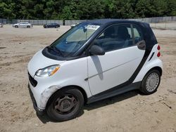 Smart salvage cars for sale: 2013 Smart Fortwo Pure