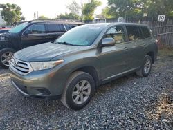 Toyota salvage cars for sale: 2013 Toyota Highlander Base