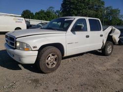 Dodge Dakota Vehiculos salvage en venta: 2002 Dodge Dakota Quad Sport