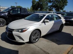 Salvage cars for sale from Copart Sacramento, CA: 2017 Toyota Camry Hybrid